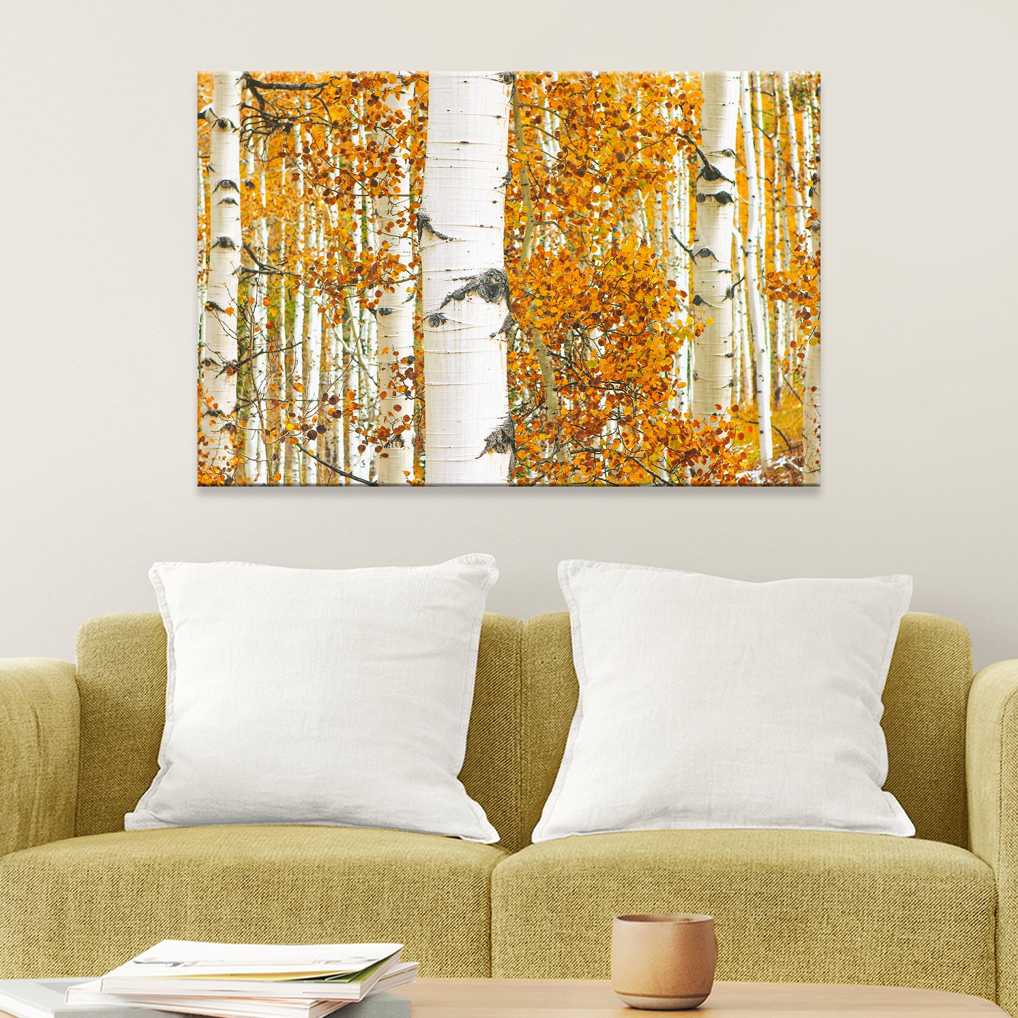 Autumn Tree Barks - Canvas Print