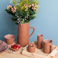 Stoneware Pitcher - Terracotta