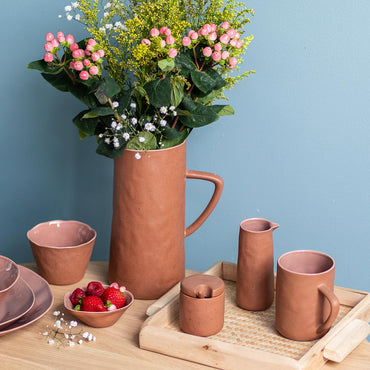 Stoneware Pitcher - Terracotta