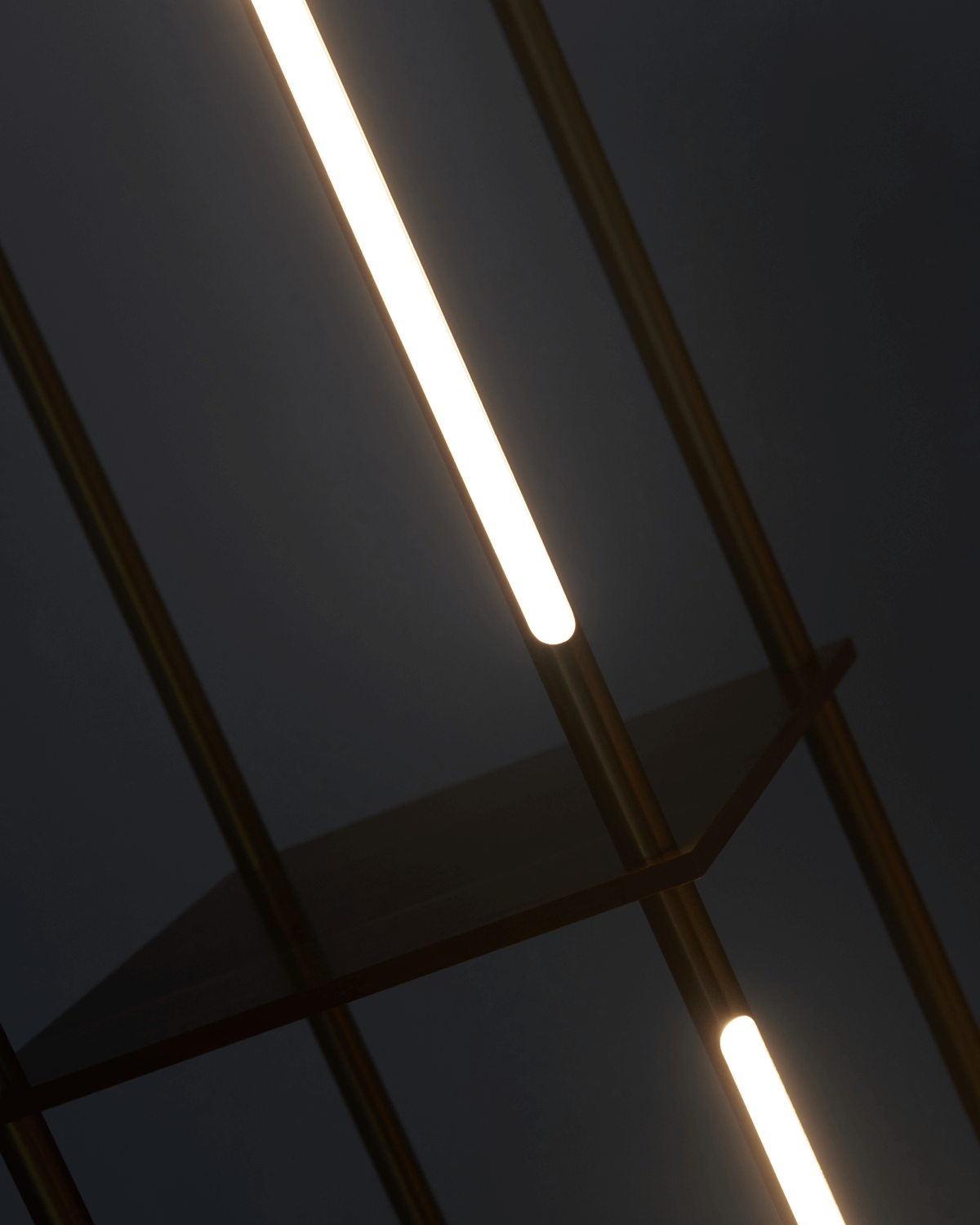 Tier Shelf Lamp