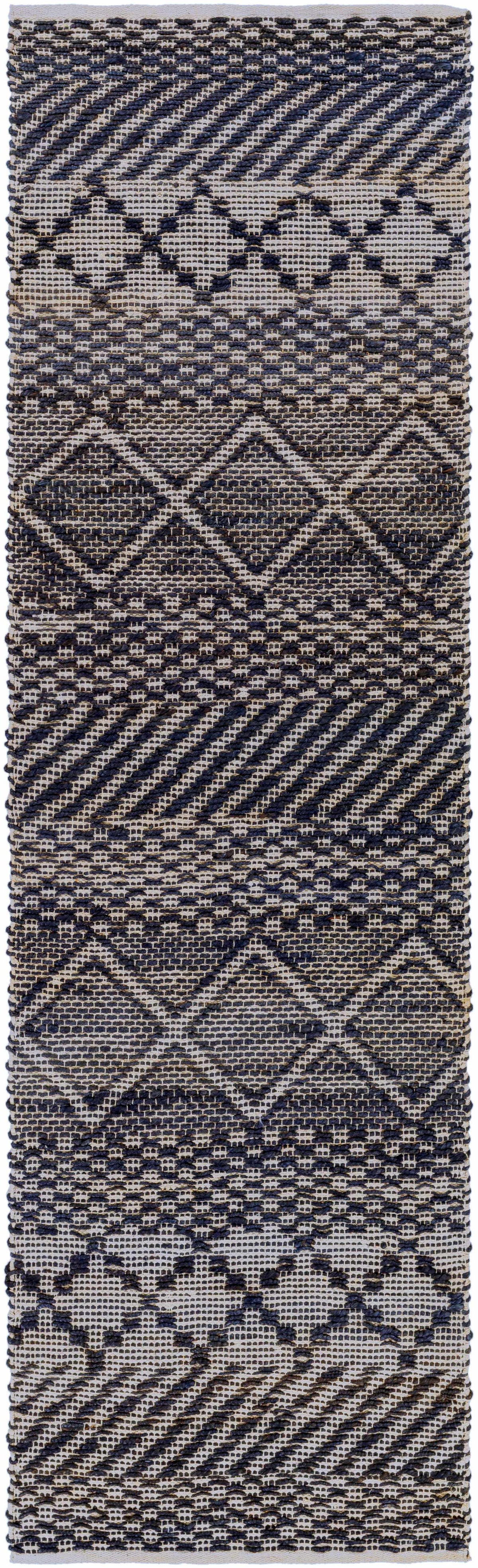 Bunclody Navy Jute & Cotton Rug
