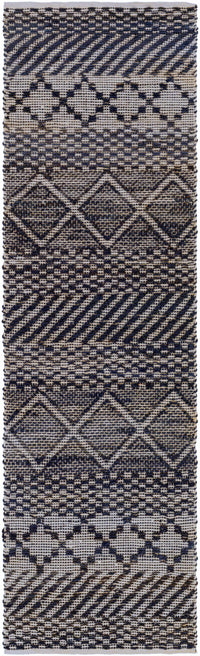 Bunclody Navy Jute & Cotton Rug
