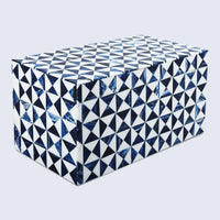 Indigo Decorative Storage Box