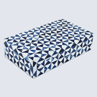 Indigo Decorative Storage Box