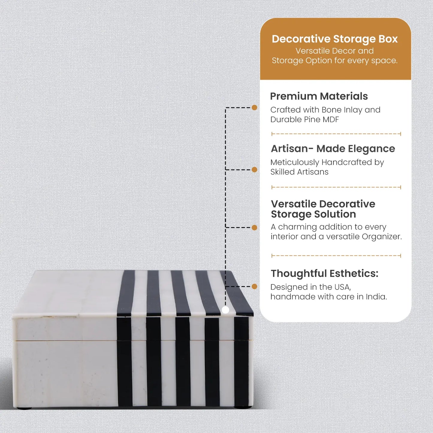Mono Decorative Storage Box – 7 Sizes