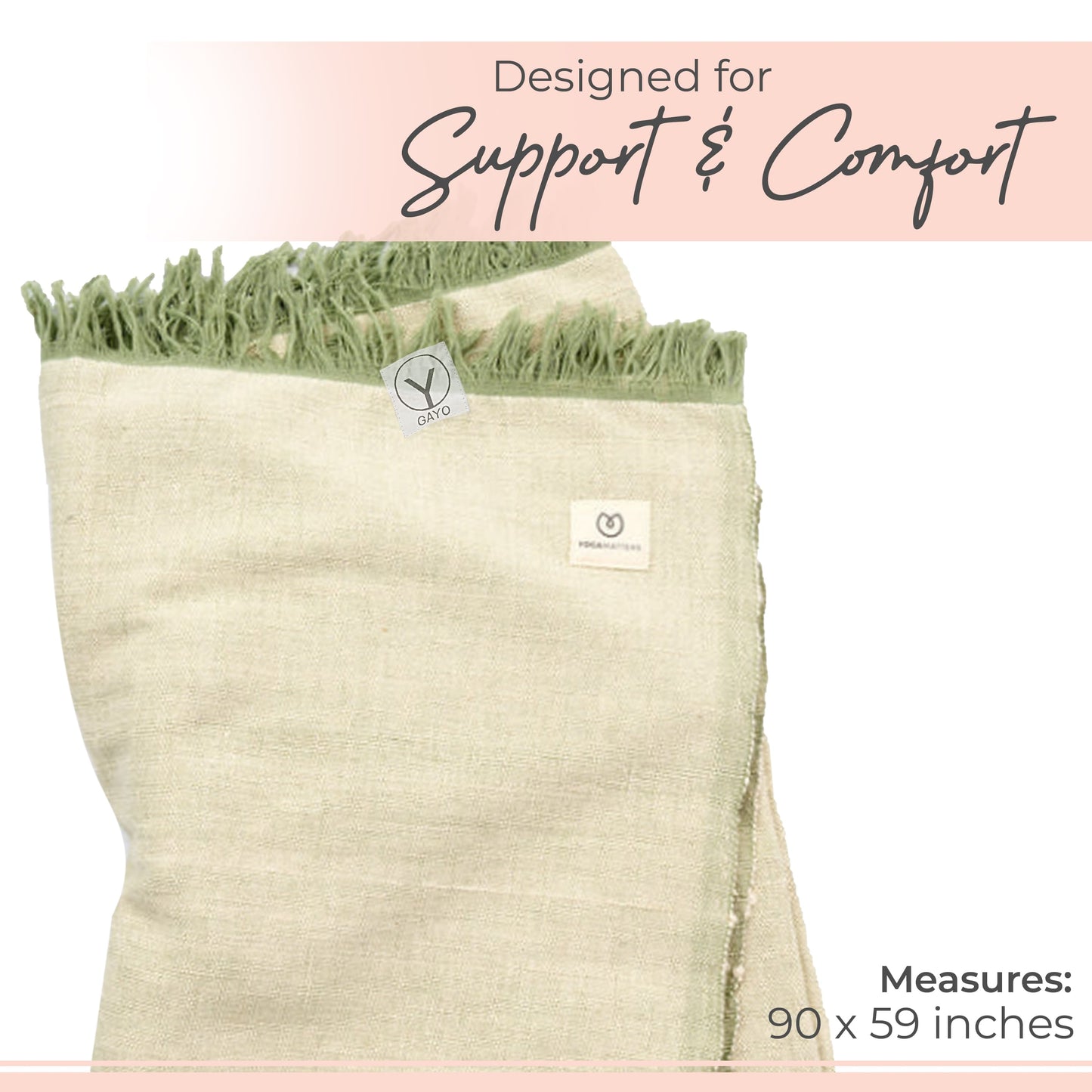 Handwoven Organic Yoga Blanket