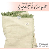 Handwoven Organic Yoga Blanket