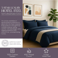 Cotton Sateen Duvet Cover Set