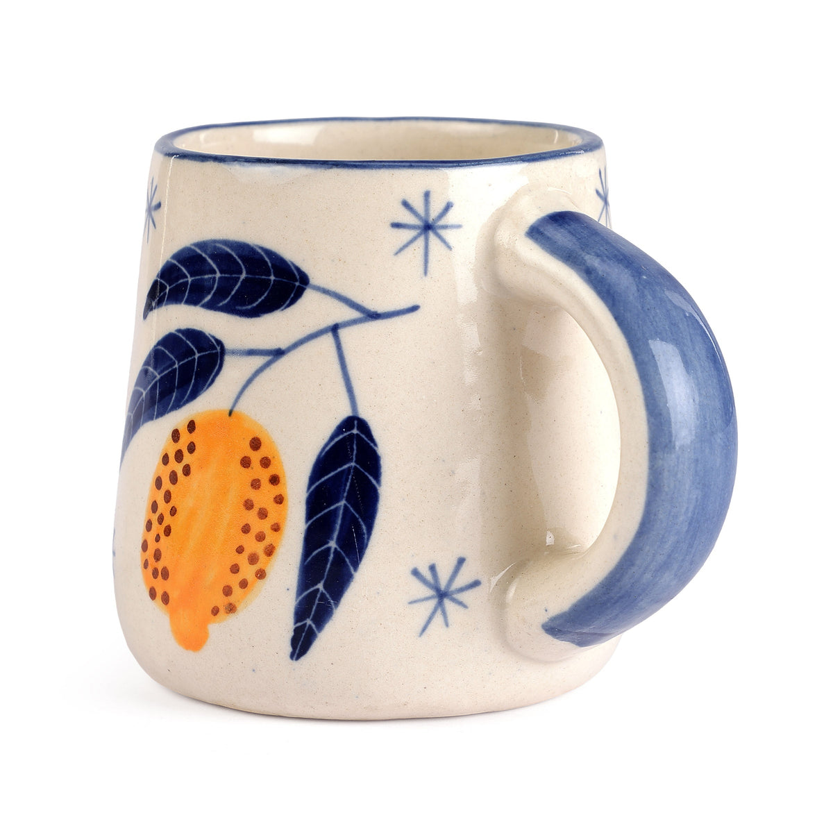Yellow Lemon Coffee Mug - Set of 2