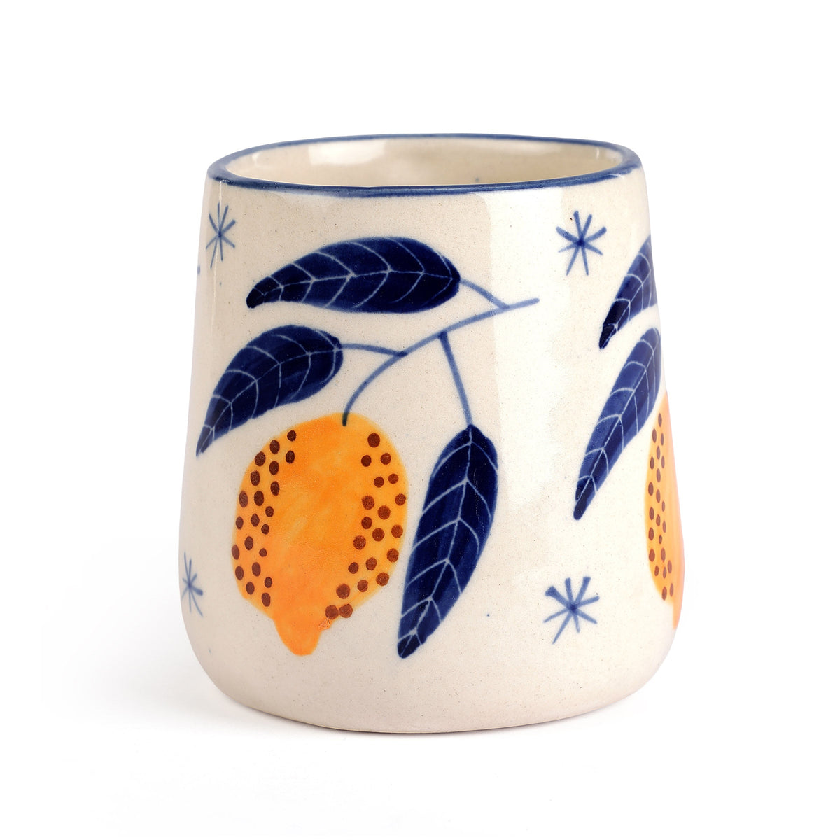 Yellow Lemon Coffee Mug - Set of 2