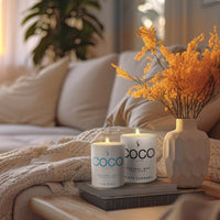 Santal Natural Coconut Apricot Wax Candle