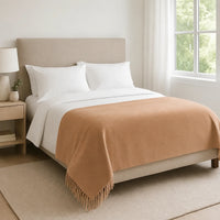 Mongolian Cashmere Throw Blanket