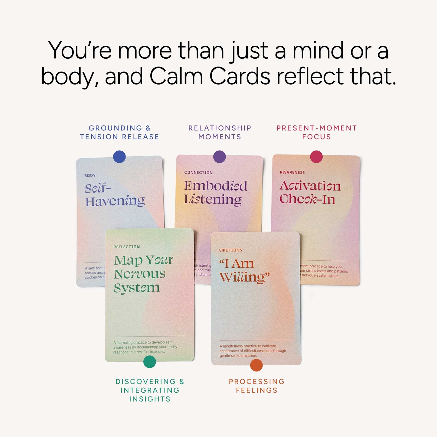 Calm Cards Deck