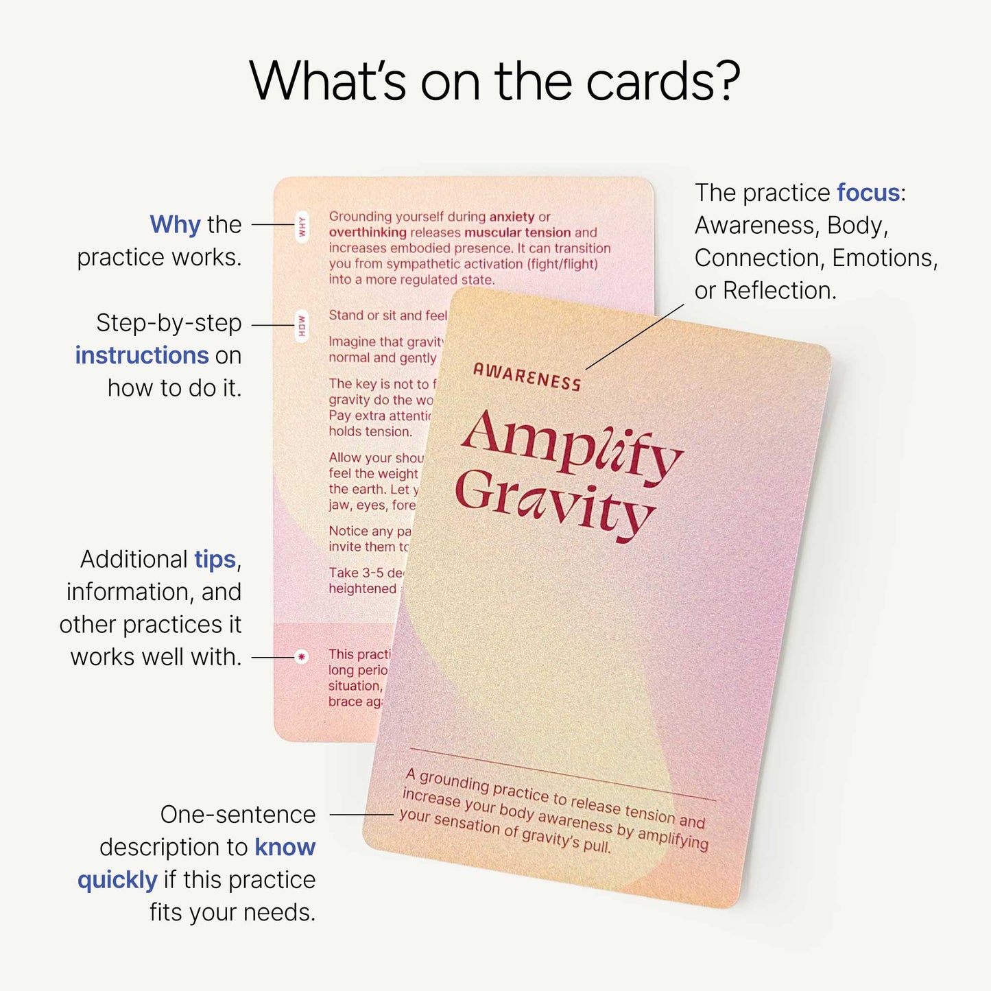 Calm Cards Deck