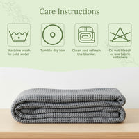 Organic Cotton Waffle Weave Blanket