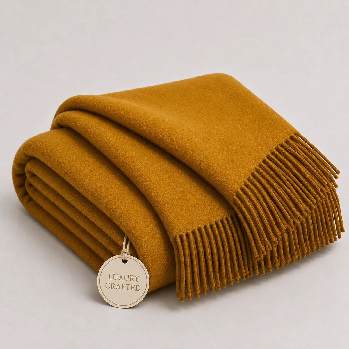 Mongolian Cashmere Throw Blanket