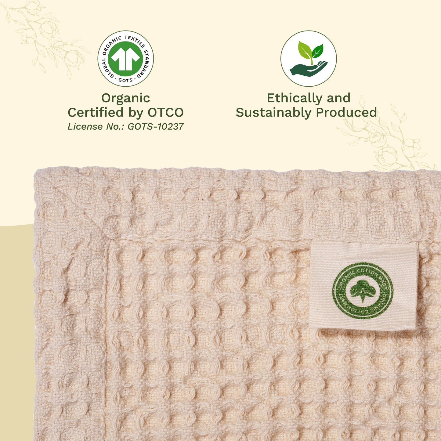 Organic Cotton Waffle Weave Blanket