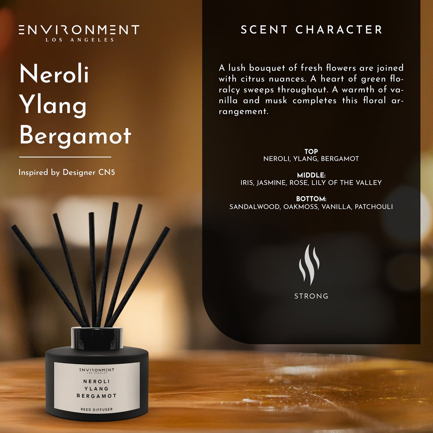 Neroli Ylang Bergamot Reed Diffuser