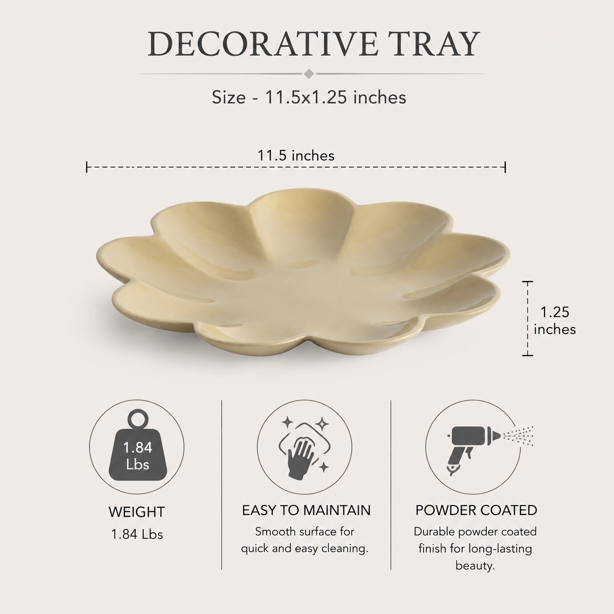 Decorative Petal Tray