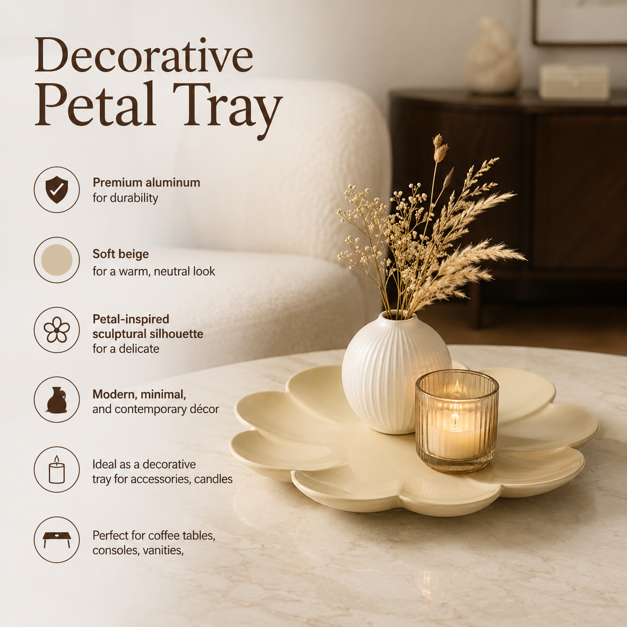 Decorative Petal Tray