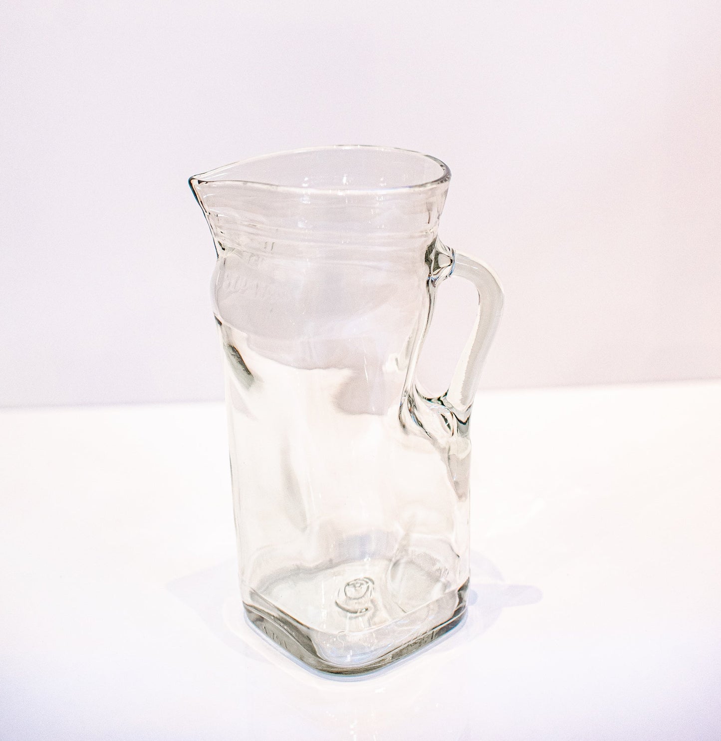 Handled Pitcher - Recycled Glass