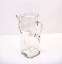 Handled Pitcher - Recycled Glass