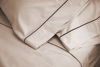 Cotton Piping Bed Sheet Set
