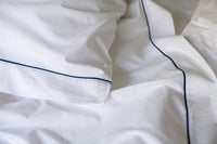 Cotton Piping Bed Sheet Set