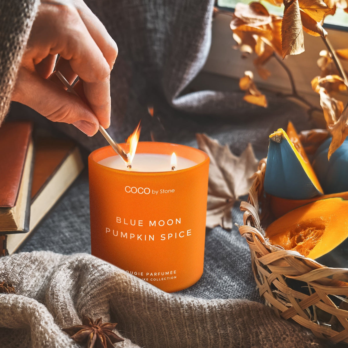Blue Moon Pumpkin Spice Candle - 15oz