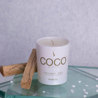 Santal Natural Coconut Apricot Wax Candle