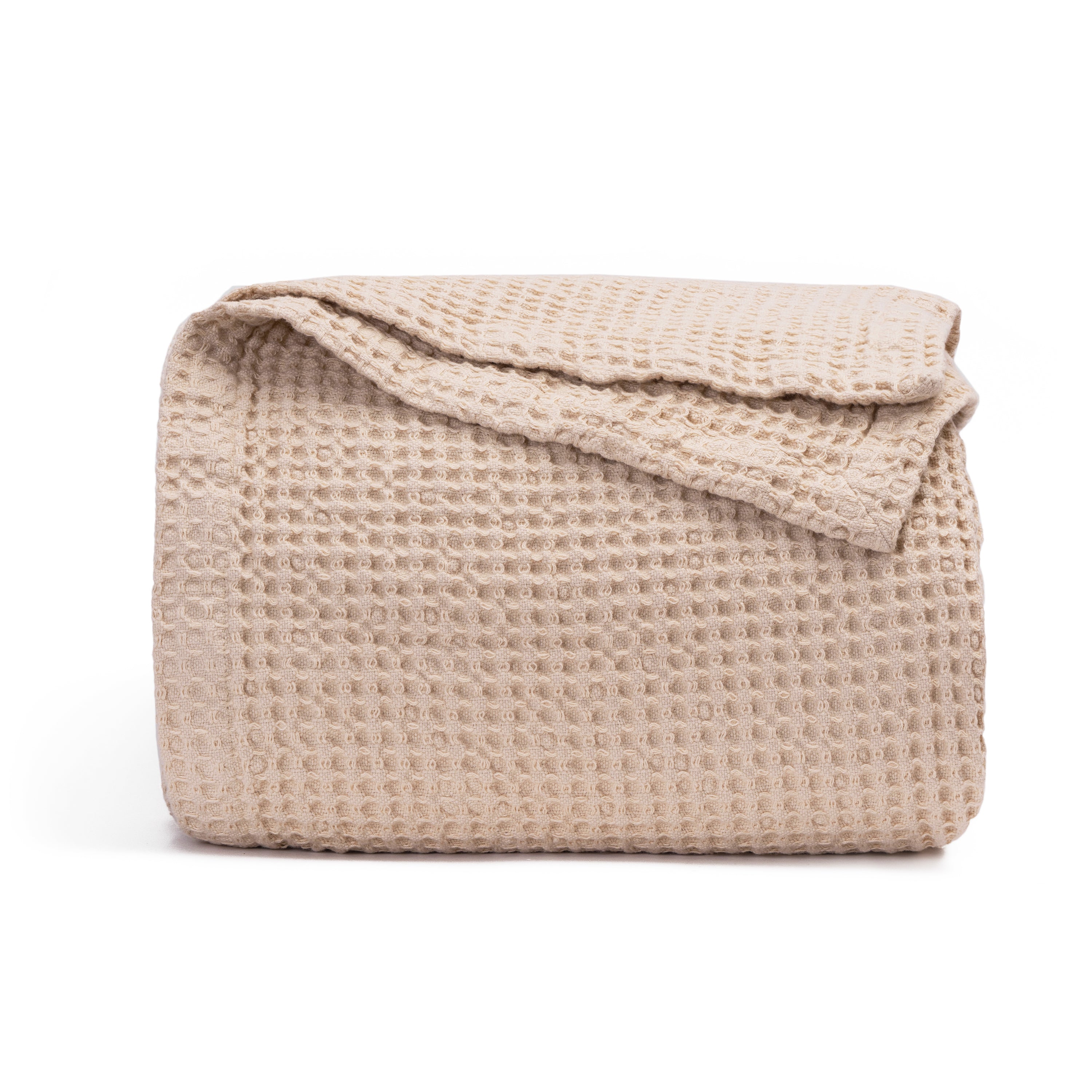 Organic Cotton Waffle Weave Blanket