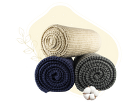 Pure Cotton Waffle Weave Throw