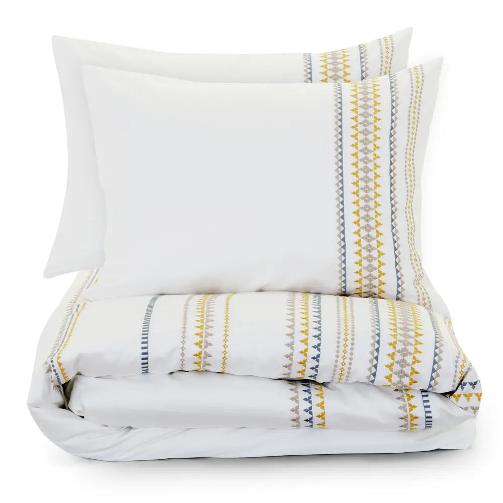 Embroidered Duvet Cover Set