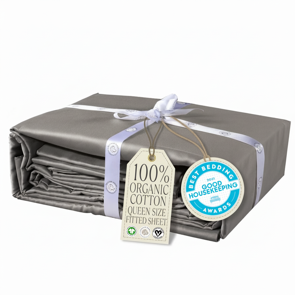 Organic Cotton Sateen Sheet Collection