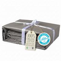 Organic Cotton Sateen Sheet Collection