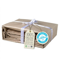 Organic Cotton Sateen Sheet Collection