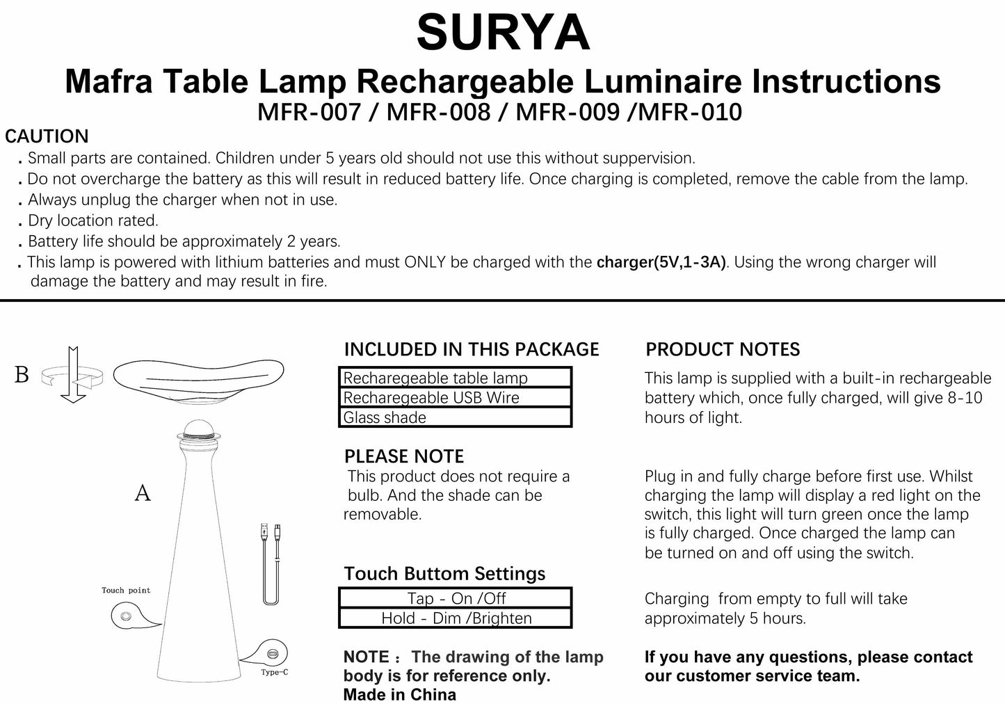 Mafra Portable Lamp