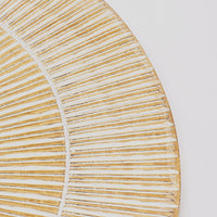 Hand Carved Round Wall Accent