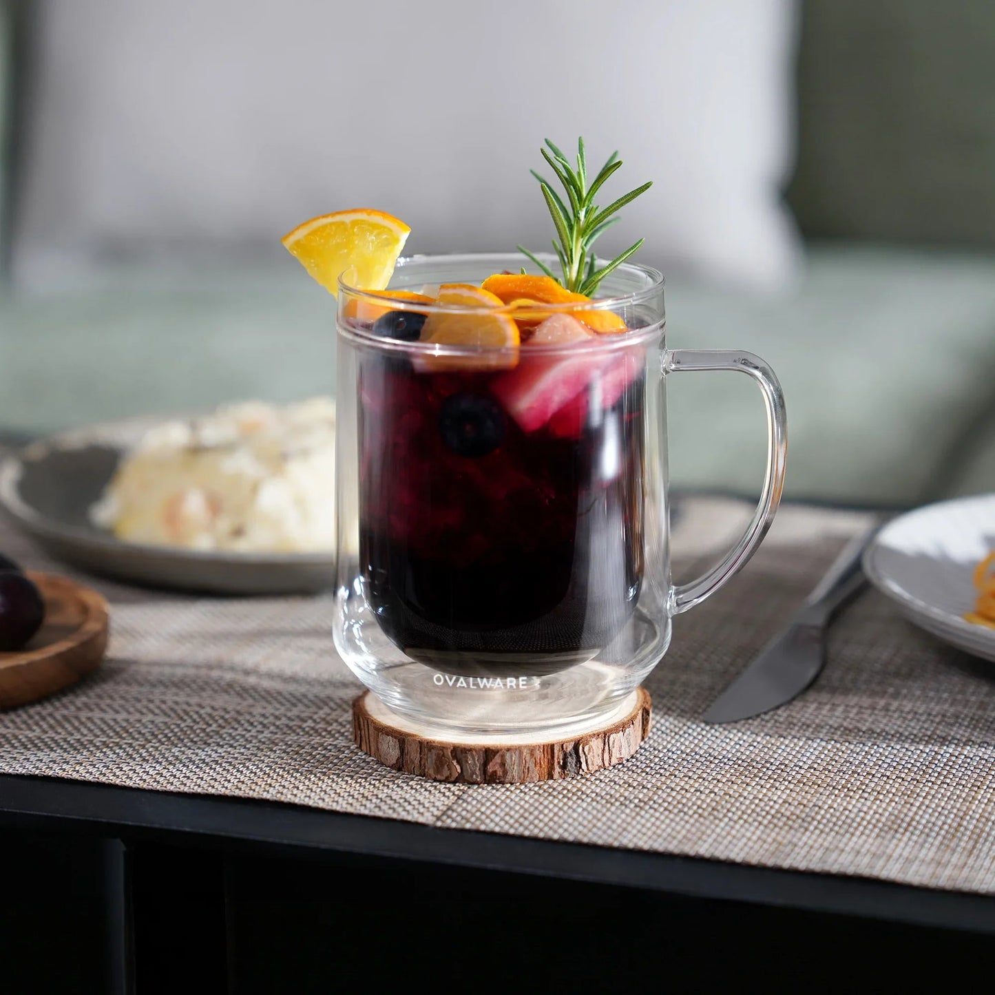 Double Wall Glass Mug - Set of 2