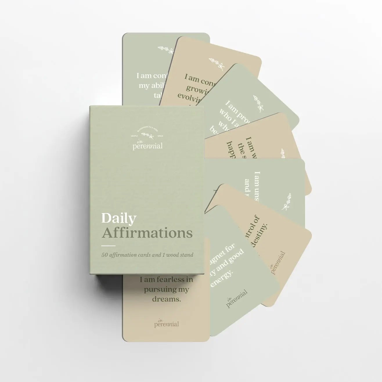 Daily affirmation card deck