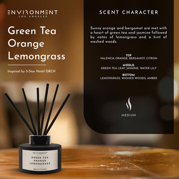 Green Tea | Orange | Lemongrass Reed Diffuser