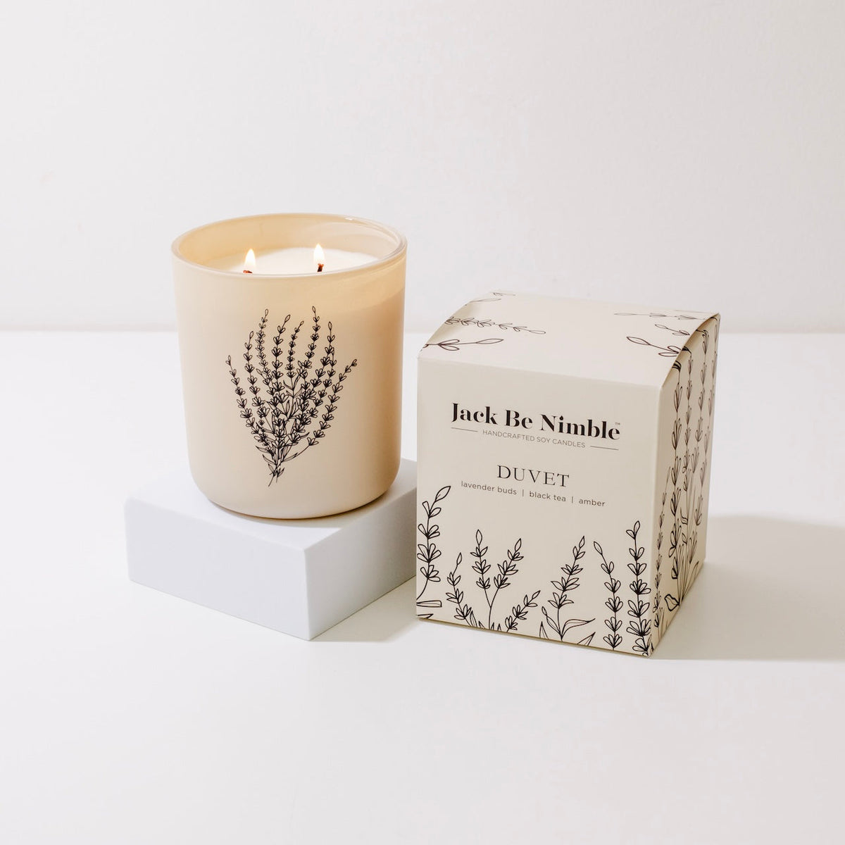 Duvet 12 oz luxury soy candle