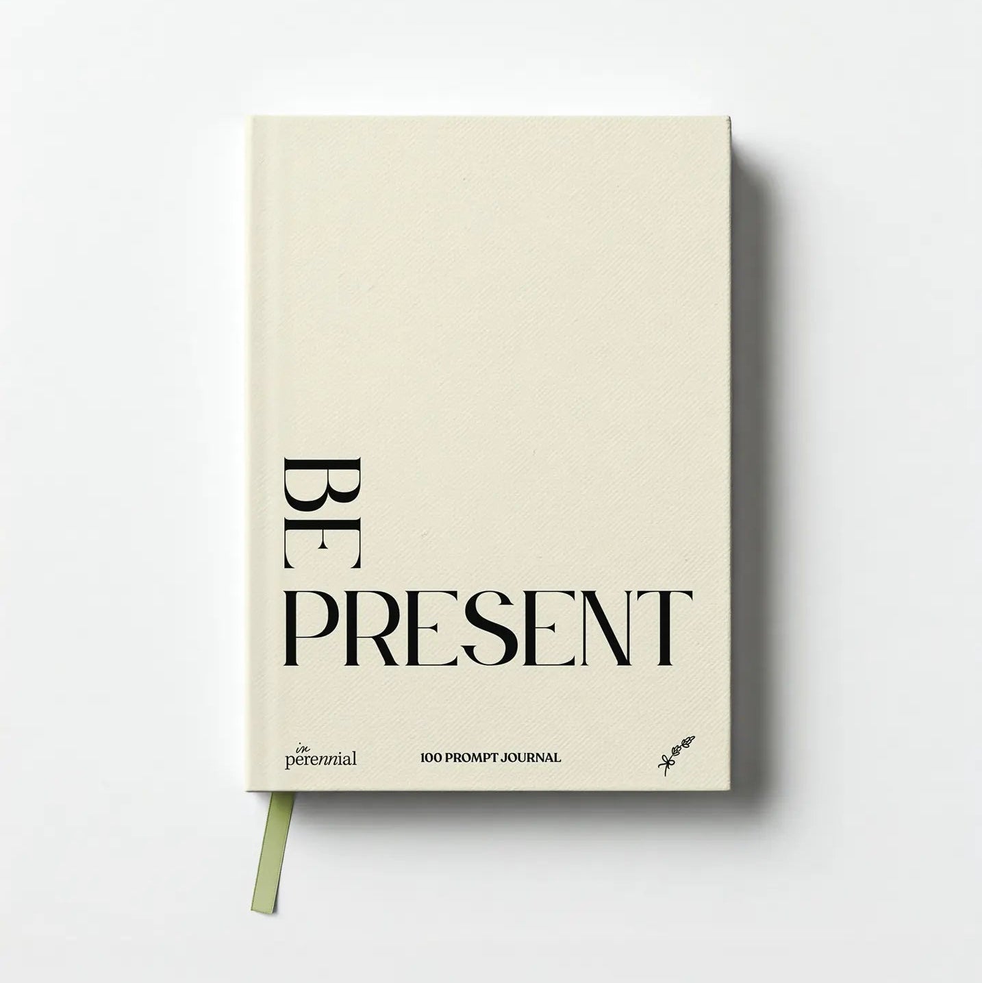 Beige Be Present guided journal