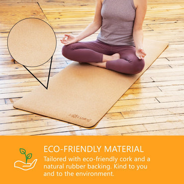 Natural Cork & TPE Yoga Mat
