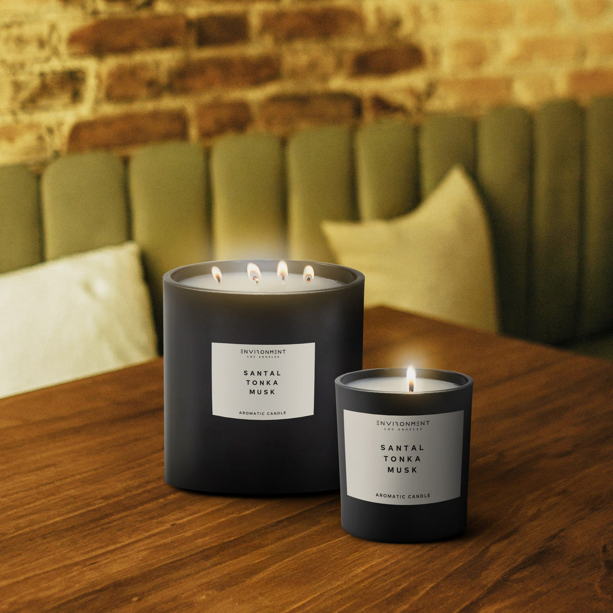 Santal Tonka Musk Candle with Lid & Box - 8oz