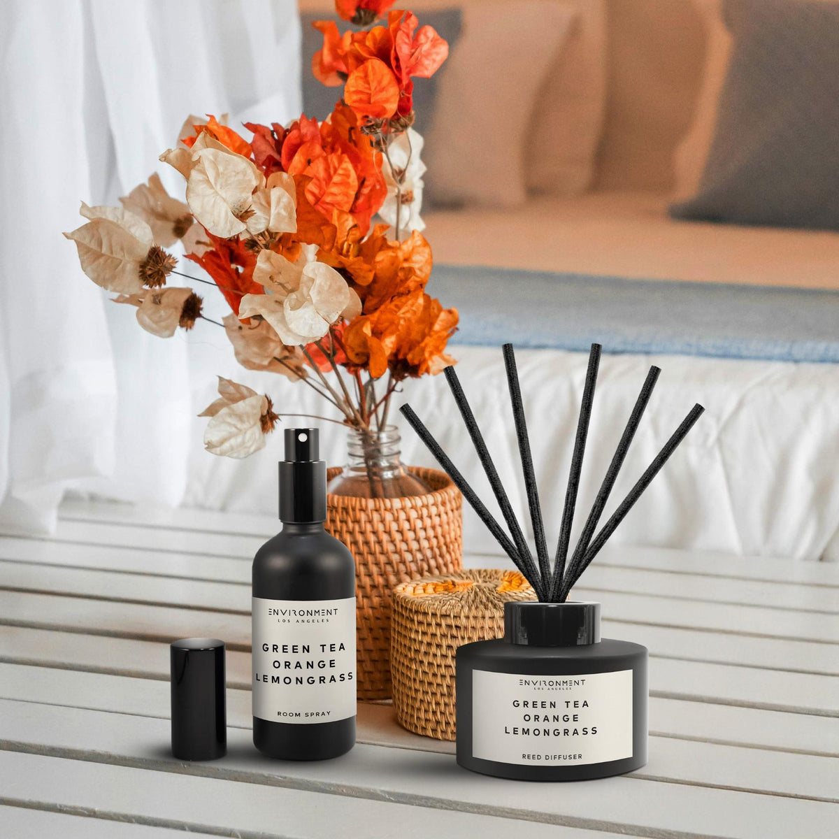 Green Tea | Orange | Lemongrass Reed Diffuser