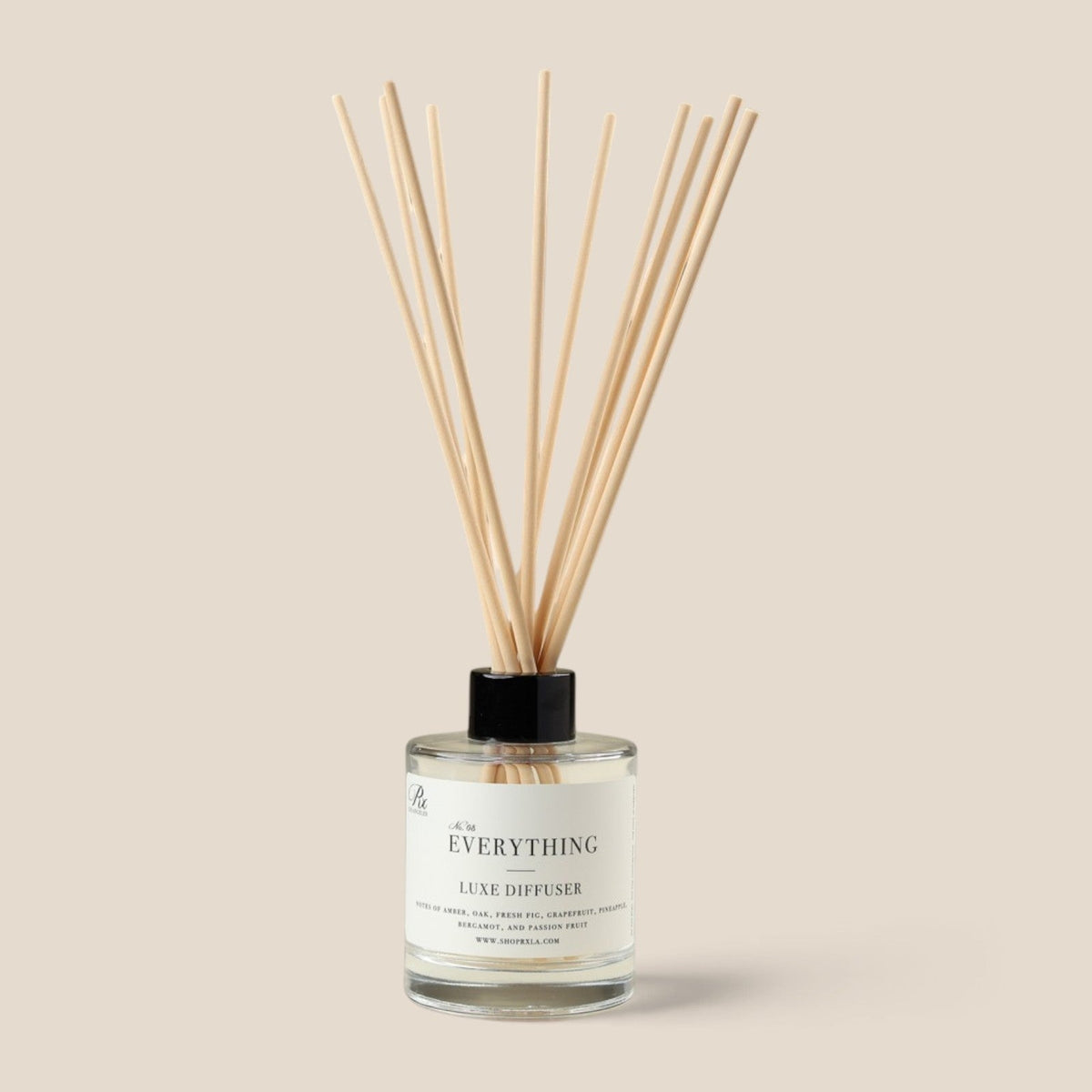 Everything reed diffuser with fiber reeds