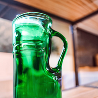 Handled Pitcher - Recycled Glass