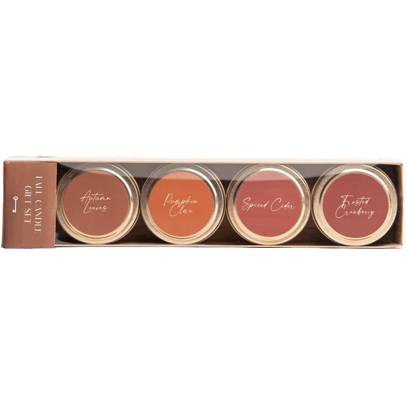 Fall Soy Candle Gift Set