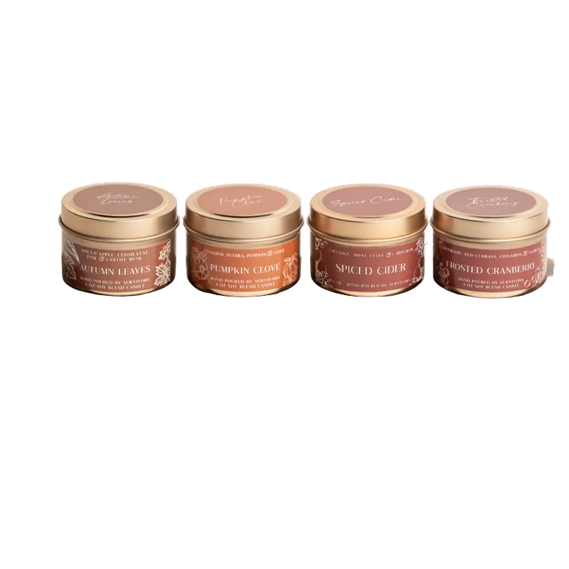 Fall Soy Candle Gift Set